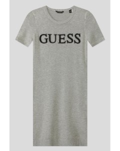 Платье футболка с логотипом бренда Guess