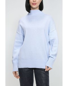 Однотонный свитер из хлопка и шерсти Belucci
