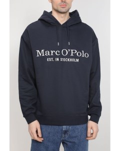 Хлопковое худи с логотипом бренда Marc o'polo