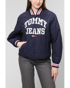 Стеганая куртка с контрастной отделкой Tommy jeans