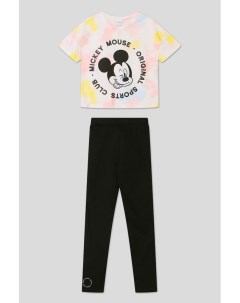 Комплект из футболки и легинсов с принтом Mickey Mouse Ovs