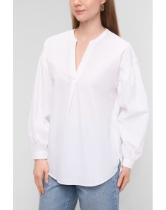 Однотонная блуза свободного кроя Esprit casual