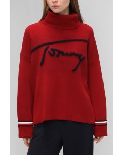 Свободный свитер с логотипом Tommy hilfiger