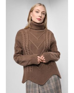Пуловер с воротником стойкой Belucci
