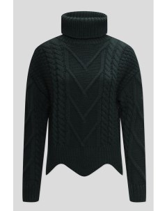 Шерстяной пуловер крупной вязки Belucci