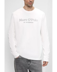 Хлопковый лонгслив с логотипом Marc o'polo