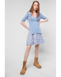 Короткая юбка с цветочным принтом Belucci