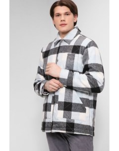 Утепленная куртка рубашка в клетку Marco di radi