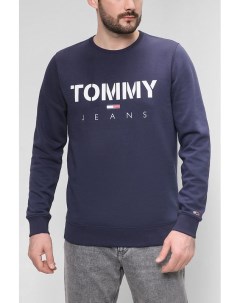 Свитшот с логотипом бренда Tommy jeans