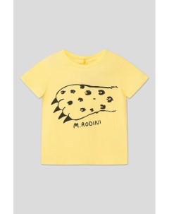 Хлопковая футболка с принтом Mini rodini