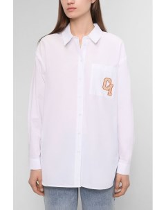 Удлиненная рубашка с вышивкой Comma casual identity