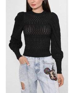 Ажурный пуловер с рукавами фонариками Desigual