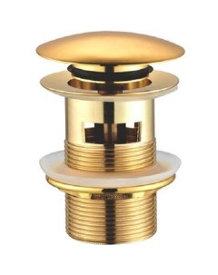Донный клапан для раковины золото RD011 Ceramalux