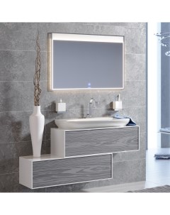 Мебель для ванной 5 stars Genesis 100 миллениум серый Aqwella