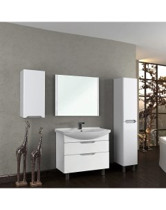 Мебель для ванной Eco Laguna Plus 105 белая Dreja