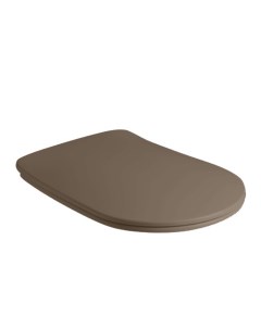Крышка сиденье Nolita коричневый матовый хром с микролифтом 539188 Kerasan
