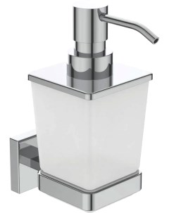 Дозатор для мыла Iom Square хром белый E2252AA Ideal standard
