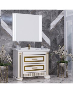 Комплект мебели Оникс 100 белый золото Opadiris
