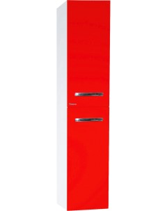 Шкаф пенал Рокко 35 подвесной красный универсальный Bellezza