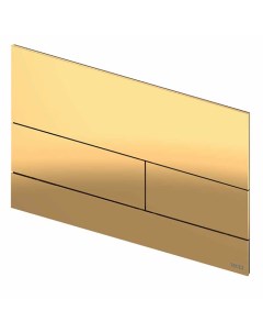 Square II Панель смыва металл PVD Polished Gold Optic Tece