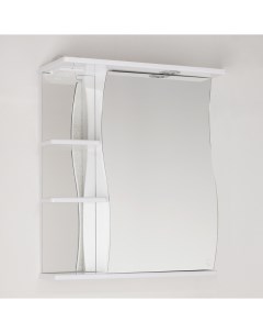 Зеркало шкаф Волна 60 см ЛС 00000121 Style line