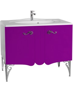 Тумба для комплекта Эстель 100 фиолетовая Bellezza