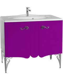 Тумба для комплекта Эстель 90 фиолетовая Bellezza