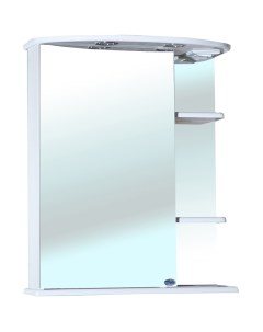 Зеркальный шкаф Магнолия 60 L с подсветкой Белый 4612709002016 Bellezza