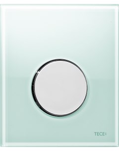 Кнопка смыва Loop Urinal 9242653 зеленое стекло кнопка хром Tece