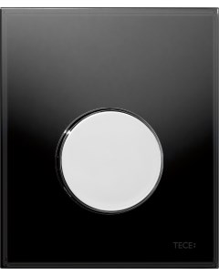 Кнопка смыва Loop Urinal 9242656 черное стекло кнопка хром Tece