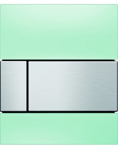 Кнопка смыва Square Urinal 9242804 зеленое стекло кнопка сатин Tece