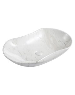 Раковина накладная MNC 66 см под камень белый серый 503H012 Ceramalux