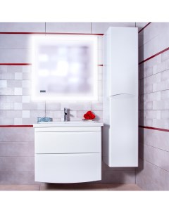 Мебель для ванной Вега 80 белая Бриклаер