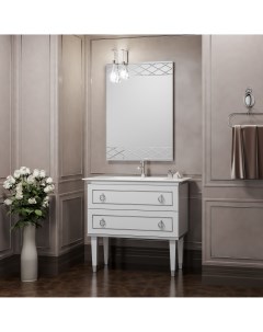 Мебель для ванной Порто 100 белая хром Opadiris