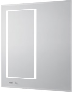 Зеркало Сакура 100 с подсветкой с антизапотеванием и часами Aquaton