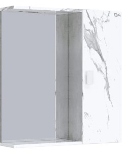 Зеркало шкаф Марбл 65 мрамор камень бетонный 206545 Onika