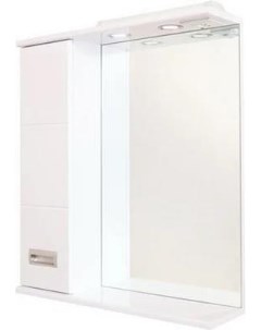 Зеркало шкаф Балтика 67 L с подсветкой белый 206701 Onika