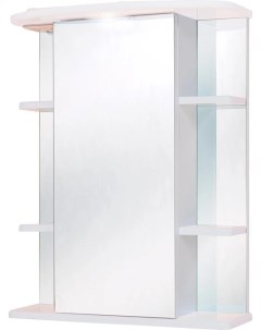 Зеркало шкаф Глория 55 R с подсветкой белый 205505 Onika