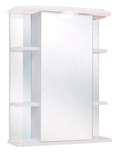Зеркало шкаф Глория 60 L с подсветкой белый 206007 Onika