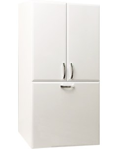Шкаф 60 над стиральной машиной с бельевой корзиной белый Vod-ok