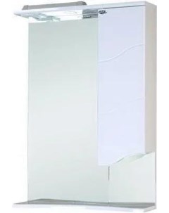 Зеркало шкаф Лайн 58 R с подсветкой белый 205820 Onika