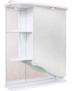 Зеркало шкаф Виола 60 R с подсветкой белый 206004 Onika