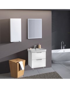 Мебель для ванной eco Q Plus 55 белая Dreja
