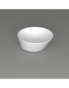WAVE Раковина чаша круглая 42х42х16 5 см без отв под смеситель цвет белый Simas