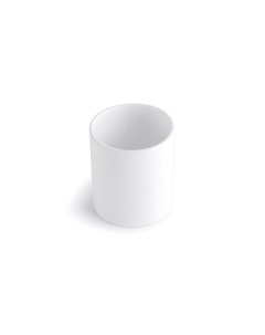 Le Ceramiche Стакан настольный d8 5хh10 см цвет белая керамика Bertocci