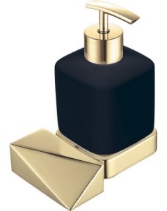 Дозатор для жидкого мыла New Venturo золото черный Boheme