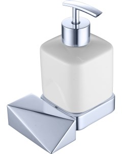 Дозатор для жидкого мыла New Venturo хром белый Boheme
