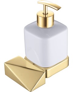 Дозатор для жидкого мыла New Venturo золото белый Boheme