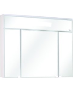Зеркало шкаф Сигма 90 с подсветкой белый 209014 Onika