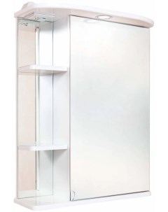 Зеркало шкаф Карина 60 R с подсветкой белый 206010 Onika